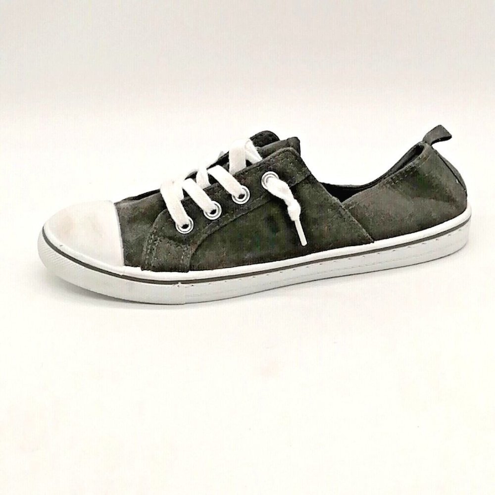 Maurices gray and White Women's Slip-On Sneakers